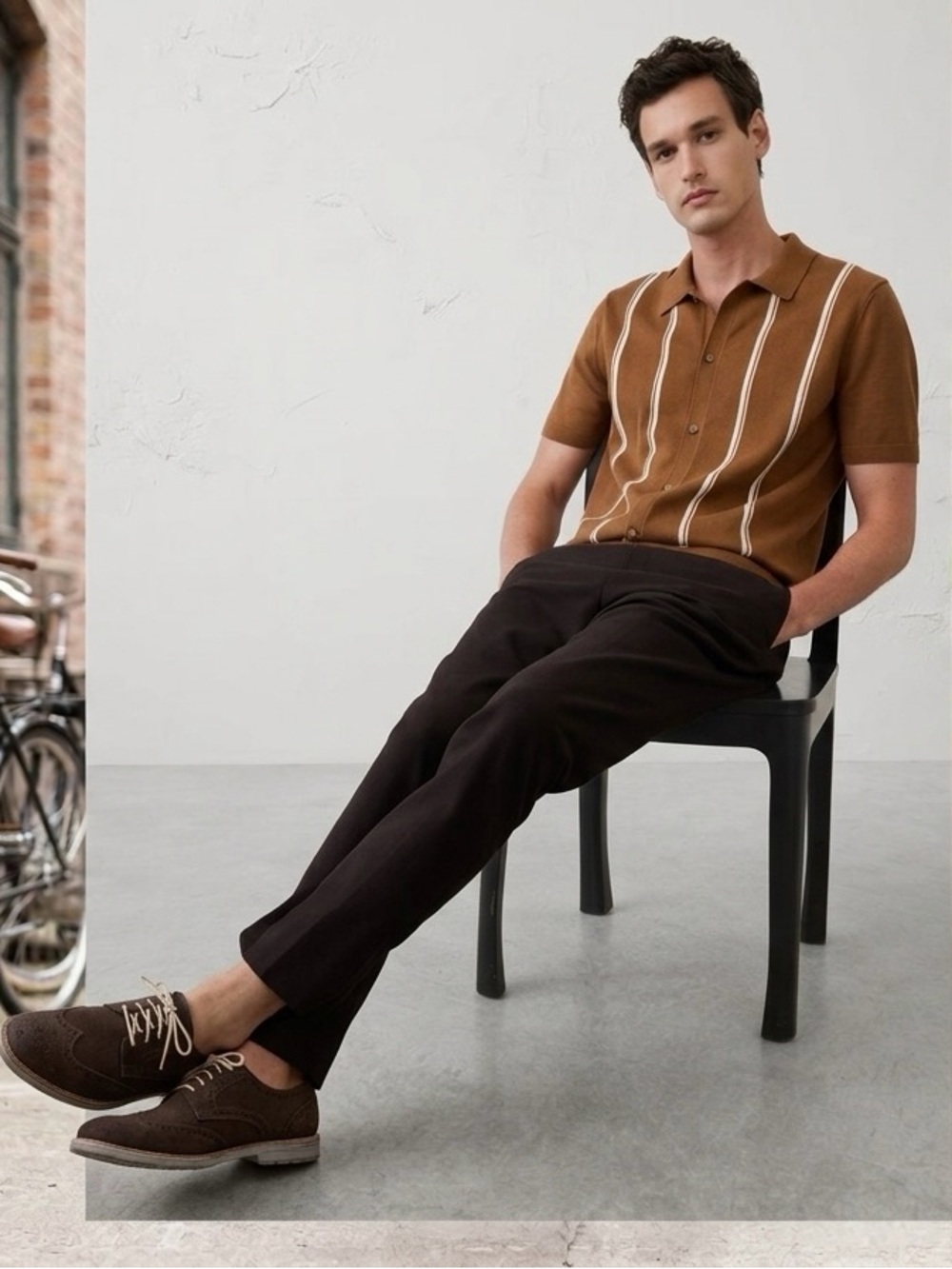 Johnston & Murphy Gray Suede Wingtip Sneakers with Tan Accents